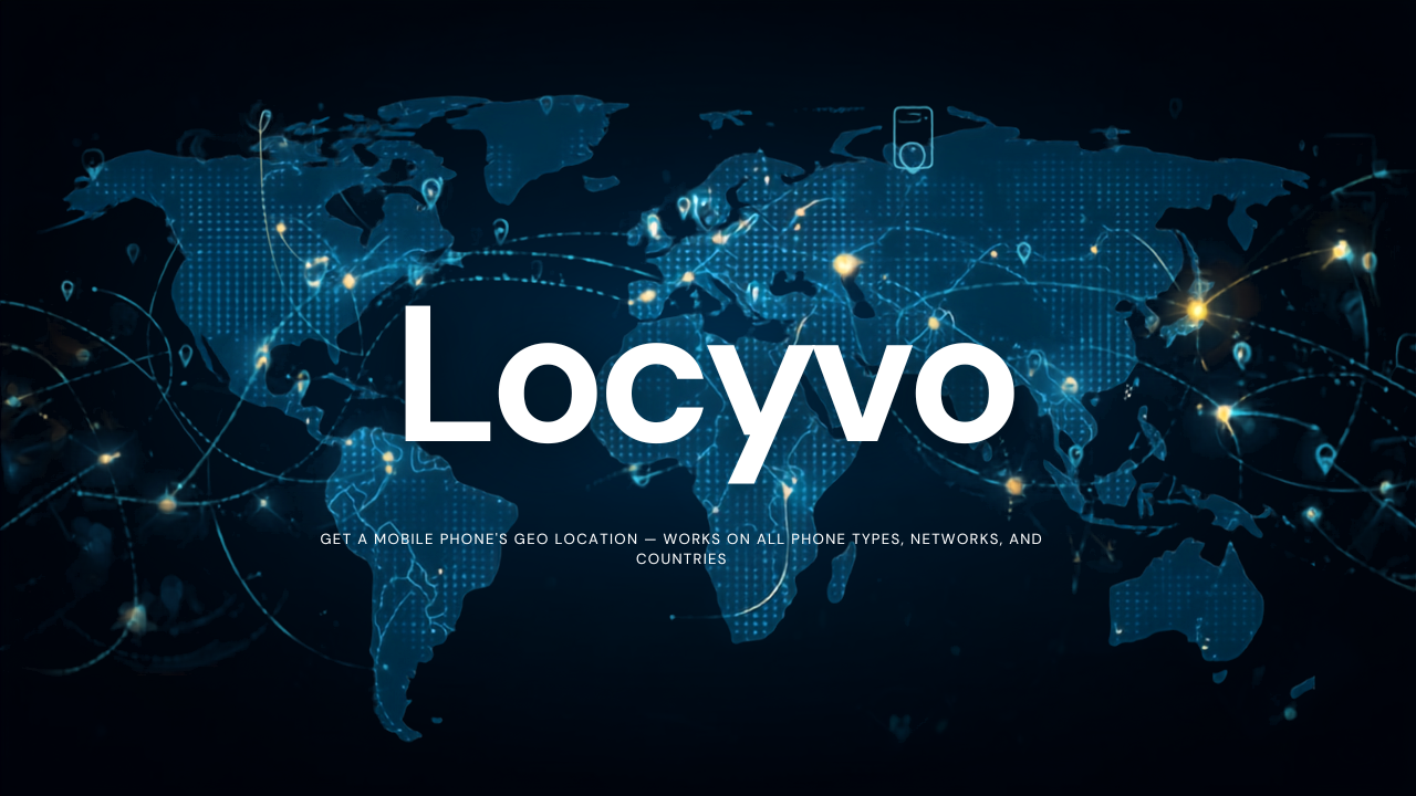 Locyvo — a world map with glowing location markers across continents